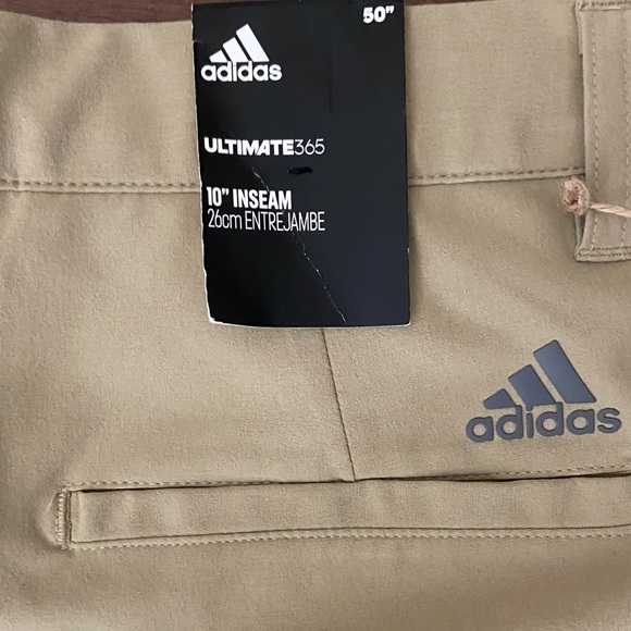 Men! NWT Adidas Ultimate 365 Golf Shorts in Hemp size 50x10 - Picture 4 of 7